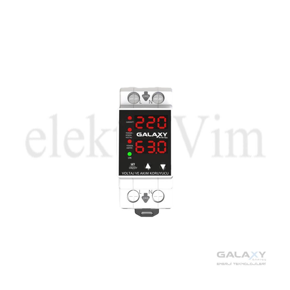 GALAXY D 220 Akıllı Voltaj Koruyucu ve Akım Koruma Cihazı