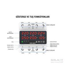 GALAXY D380 Trifaze Koruma ve Kontrol Cihazı
