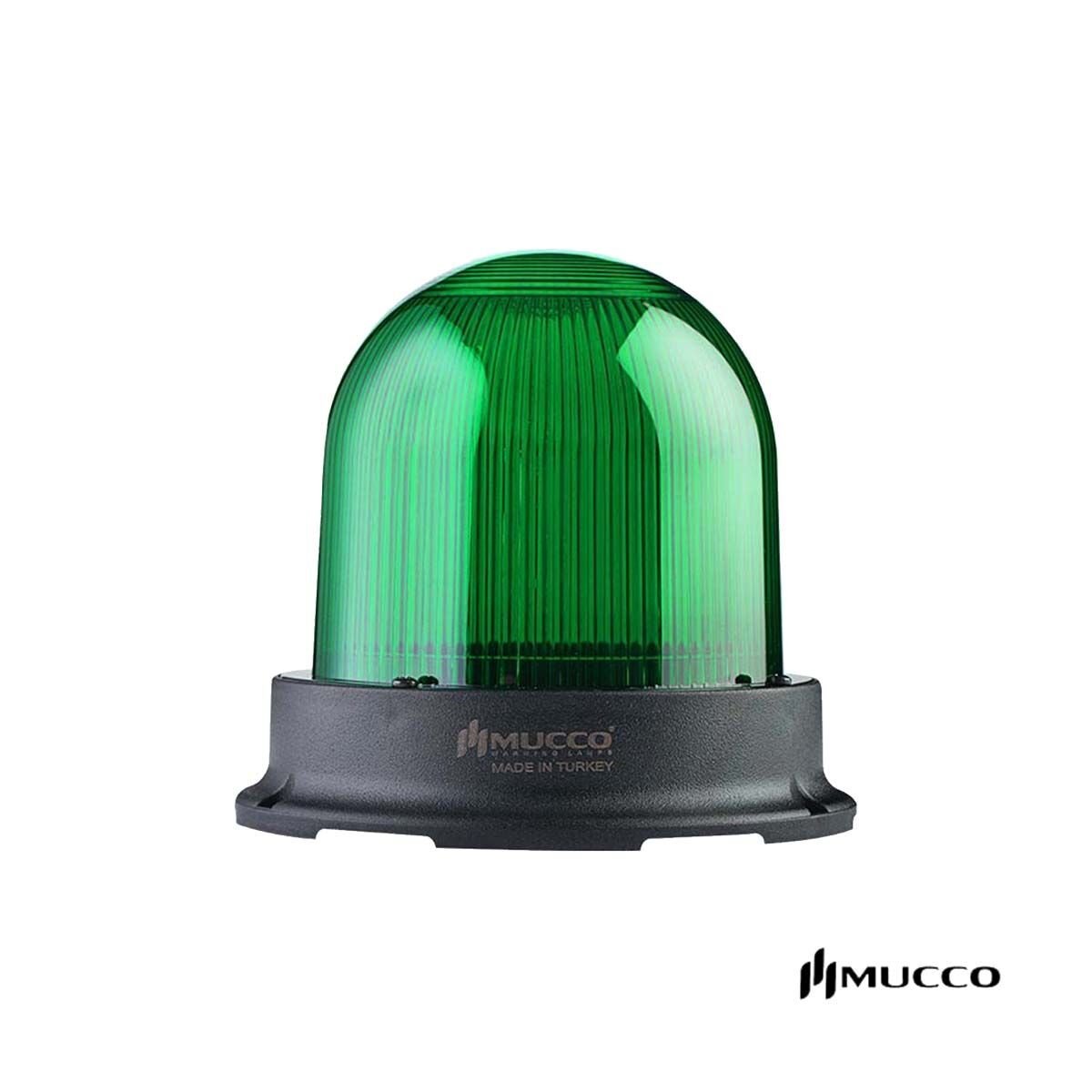 Mucco SNT-1220-2 125 Serisi Tepe Lambası Yeşil Lens