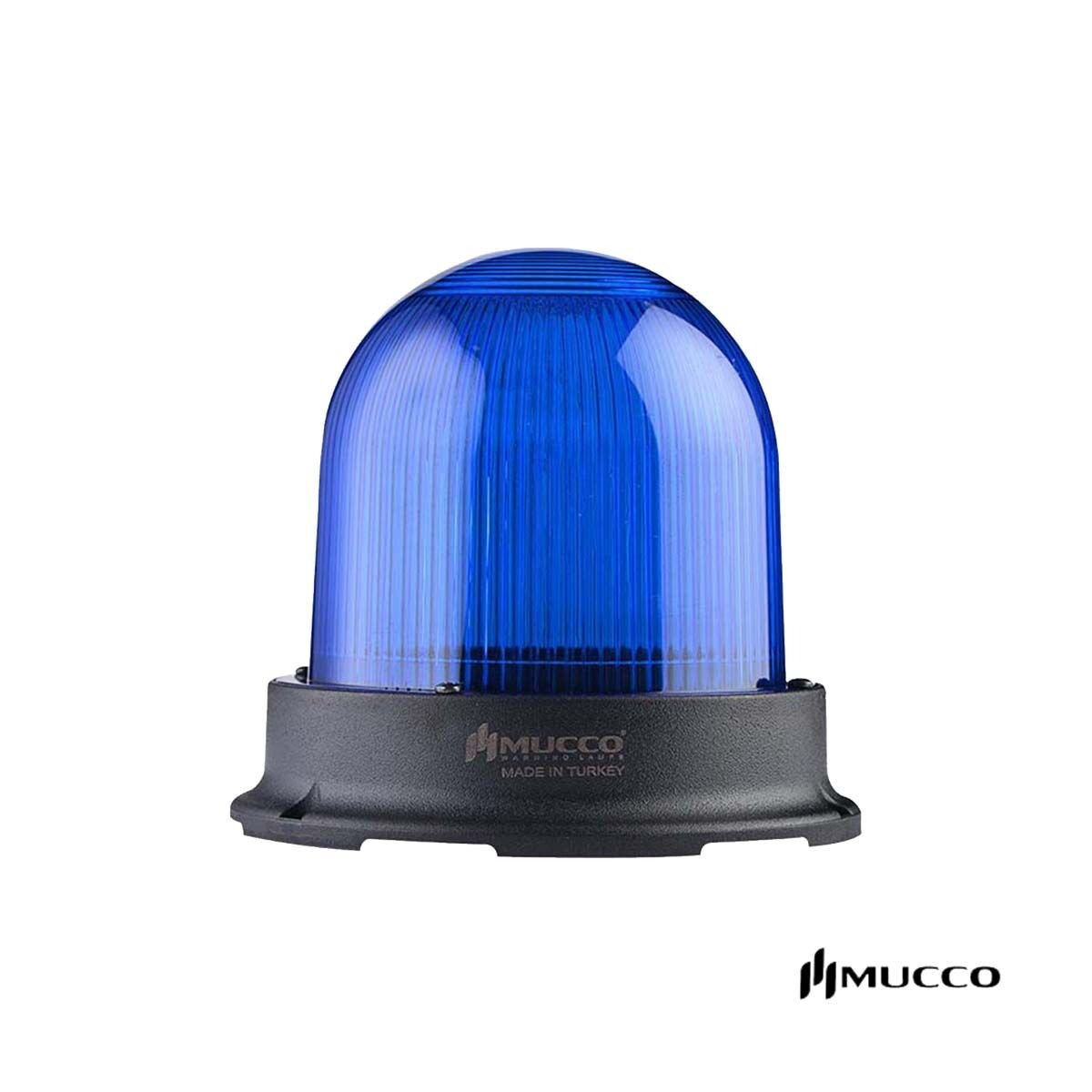 Mucco SNT-1220-4 125 Serisi Tepe Lambası Mavi Lens