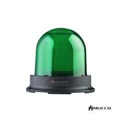 Mucco SNT-1220-B-2 125 Serisi Tepe Lambası Yeşil Lens SMD LED Buzzerlı