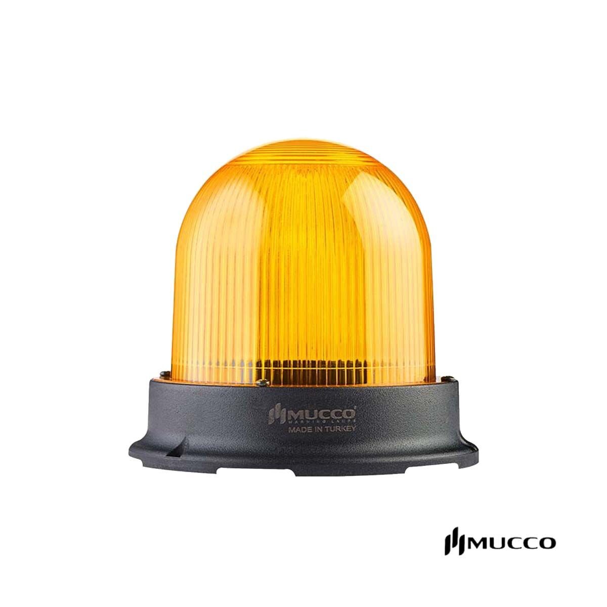 Mucco SNT-1220-B-3 125 Serisi Tepe Lambası Sarı Lens SMD LED Buzzerlı