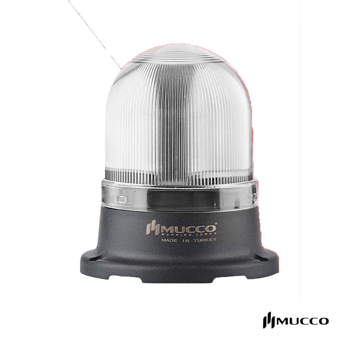 Mucco SNT-125-5 100 Serisi Tepe Lambası Beyaz Lens