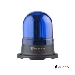 Mucco SNT-125-B-4 100 Serisi Tepe Lambası Mavi Lens POWER LED Buzzerlı