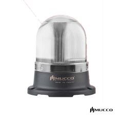 Mucco SNT-125-B-5 100 Serisi Tepe Lambası Beyaz Lens POWER LED Buzzerlı