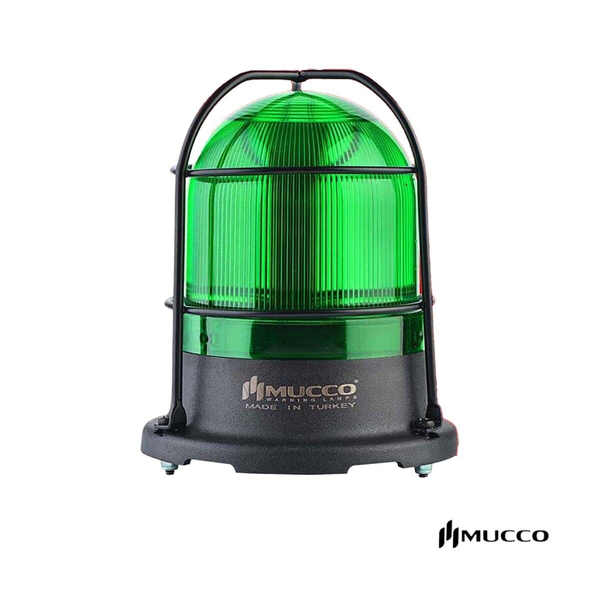 Mucco SNT-125-KFS-2 Kafesli 100 Serisi Tepe Lambası Yeşil