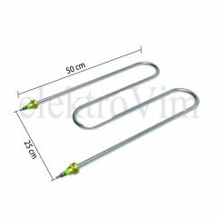 M Benmari Rezistansı Düz Çıkış 50 cm 220V/2500W  Q 8,5