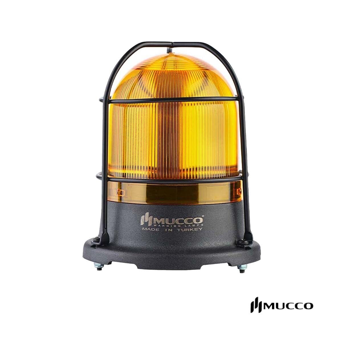 Mucco SNT-125-ND-KFS-3 Sensörlü ve Kafesli Tepe Lambası Sarı