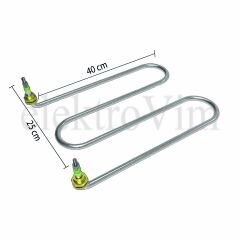 M Benmari Rezistansı Alttan Çıkış 40 cm 220V/2500W  Q 8,5