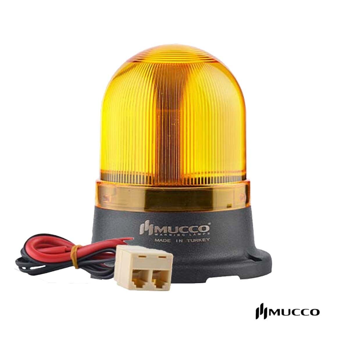 Mucco SNT-125-PH-3 100 Serisi Telefon Bağlantılı Tepe Lambası Sarı