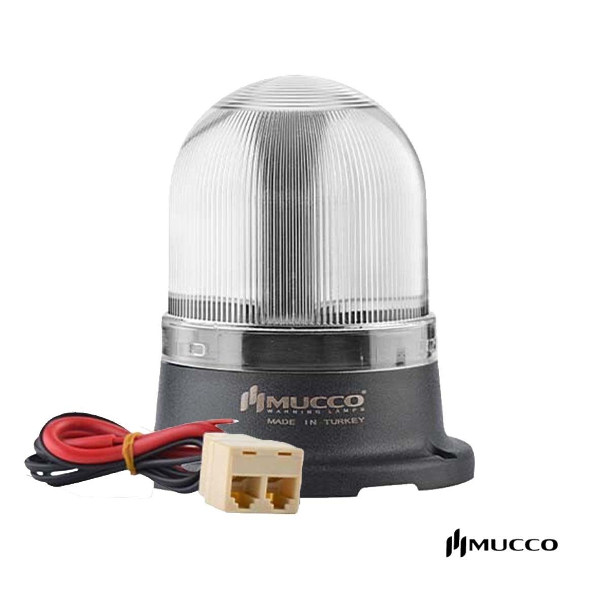 Mucco SNT-125-PH-5 100 Serisi Telefon Bağlantılı Tepe Lambası Beyaz