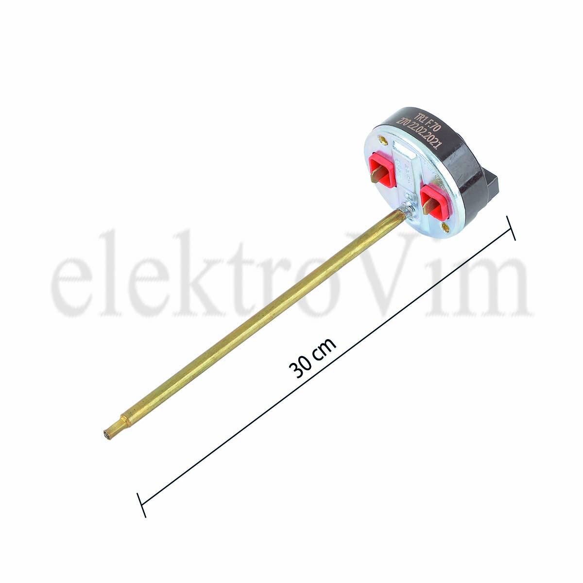 1-1/4'' Isıtıcı TERMOSTATI 30 cm 30 -80 derece