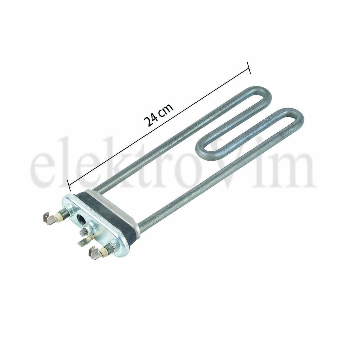 Çamaşır Makinesi Rezistansı Sensör Delikli 24 cm 230V/2000W