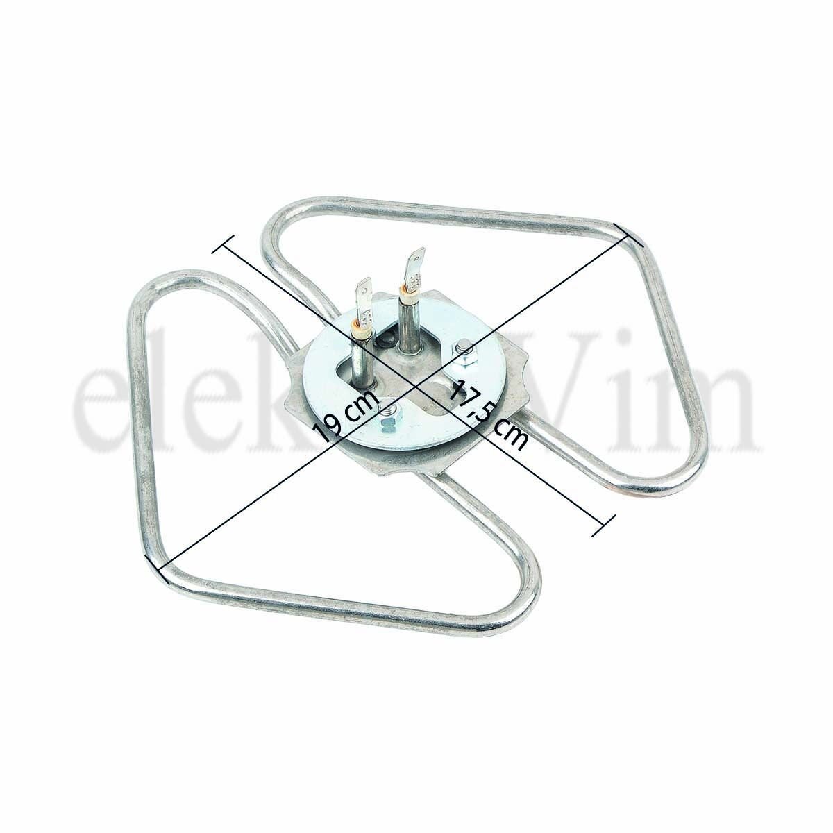 02 Kelebek Semaver Rezistansı 19 cm 220V/1700W Q 6,5