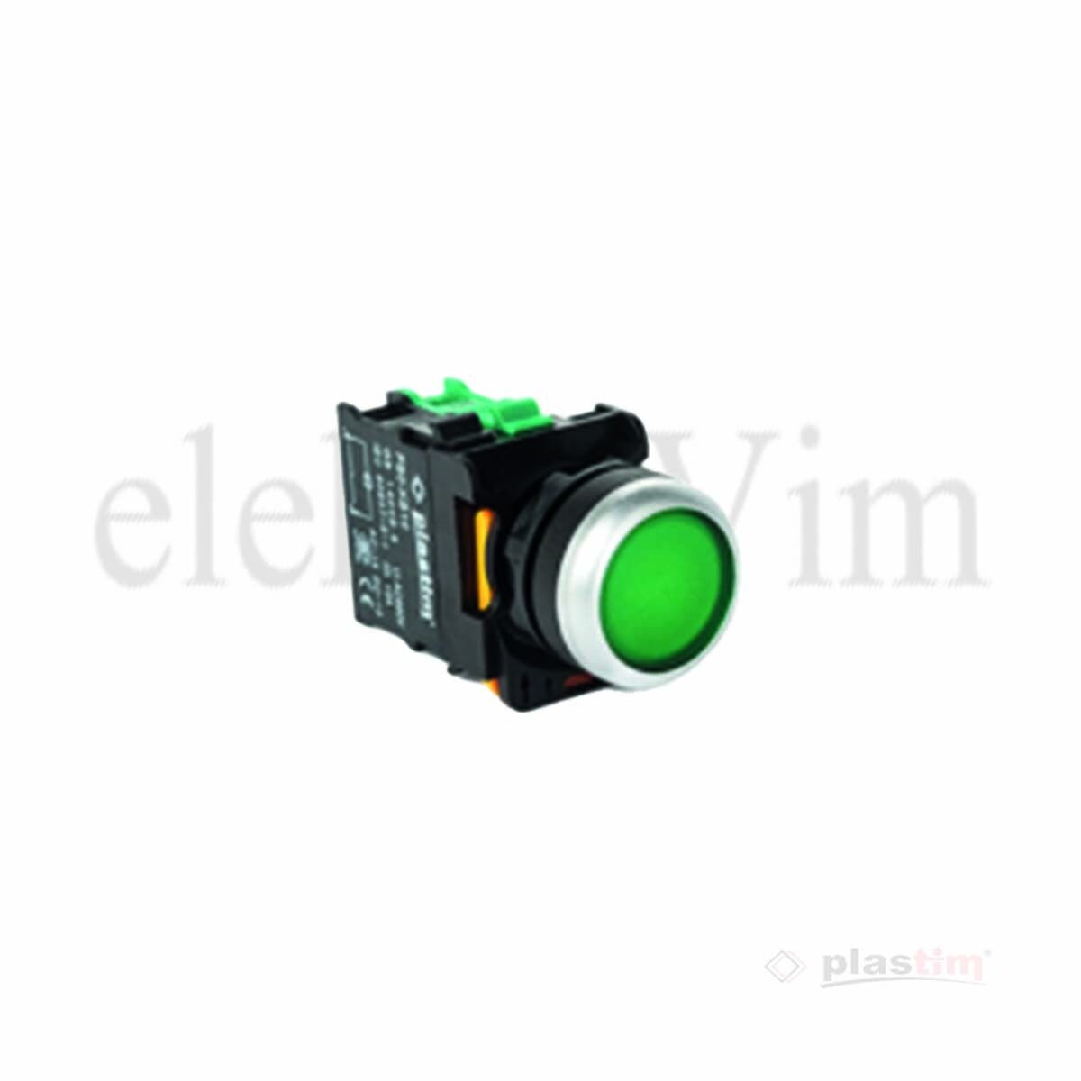Plastim Normal Buton Yeşil 1NO | PB0-AA31