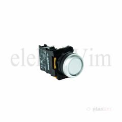 Plastim Normal Buton Beyaz 1NO | PB0-AA11