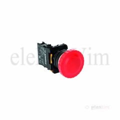 Plastim Yaylı Mantar Buton Kırmızı 1NC | PB0-AC42