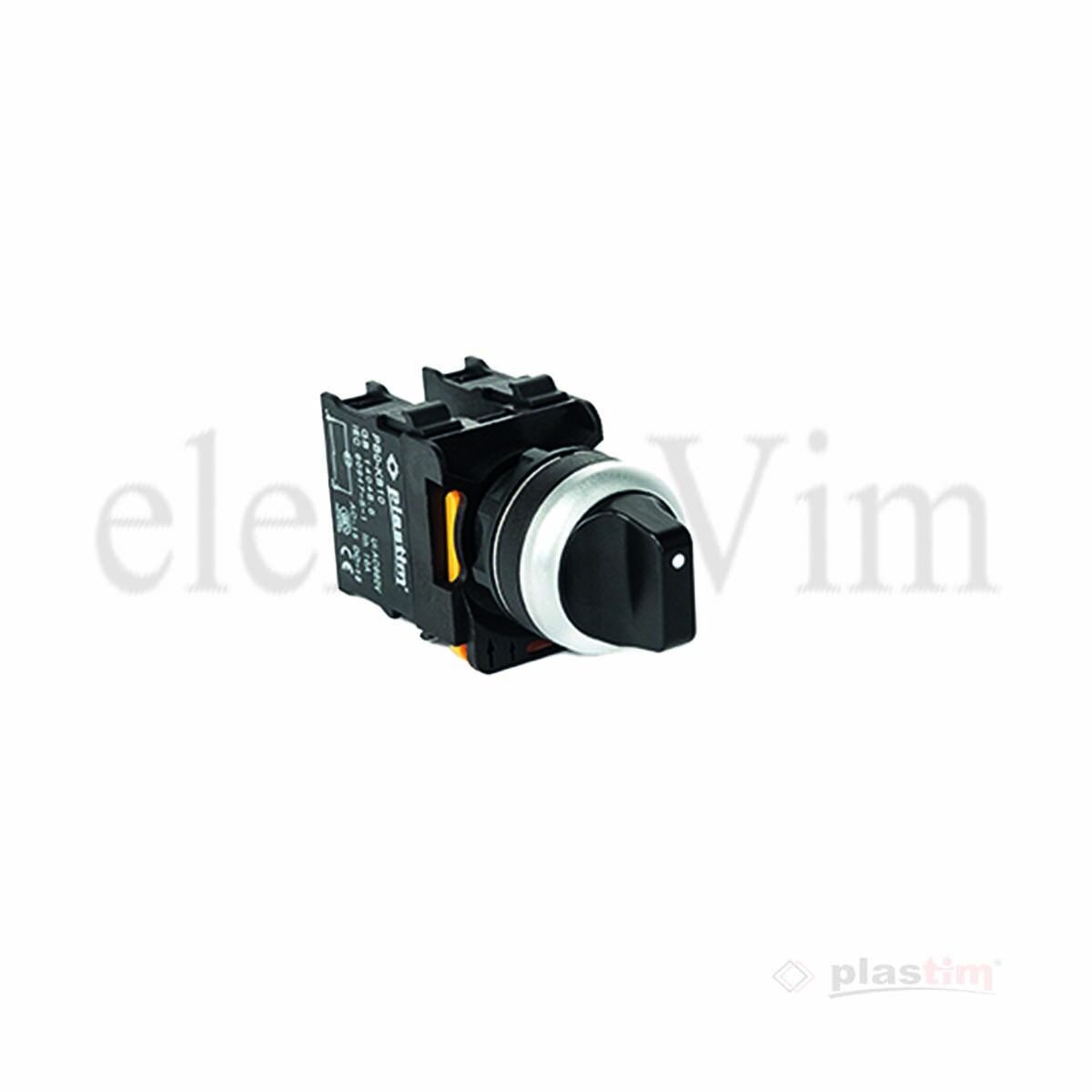 Plastim Kalıcı Mandal Buton 1-0-2 Siyah 2NO | PB0-AD33