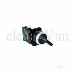 Plastim Yaylı Mandal Buton 0-1 Siyah 1NO | PB0-AD41
