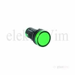 Plastim LED Sinyal 22mm Yeşil 220VAC | PB0-LS22-220G