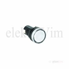 Plastim LED Sinyal 22mm Beyaz 220VAC | PB0-LS22-220W