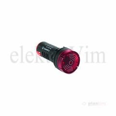 Plastim Işıklı Buzzer 24VAC-DC | PB0-LB22-24R