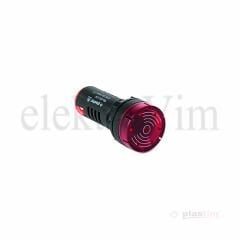 Plastim Işıklı Buzzer 220VAC | PB0-LB22-220R