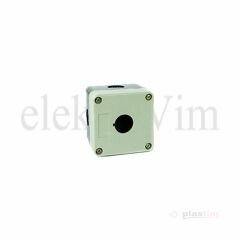 Plastim Buton Kutusu 1 li Gri-Siyah | PB0-BK01G