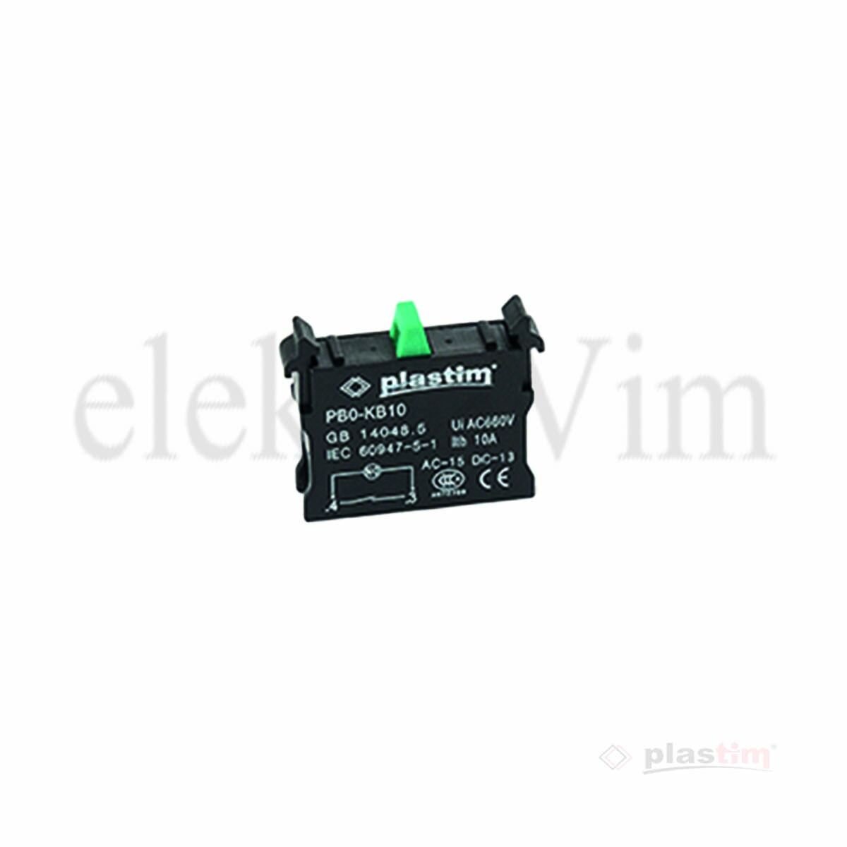 Plastim NO Kontak | PB0-KB10