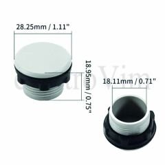 Plastim Kör Tapa + Somun | PB-KT22