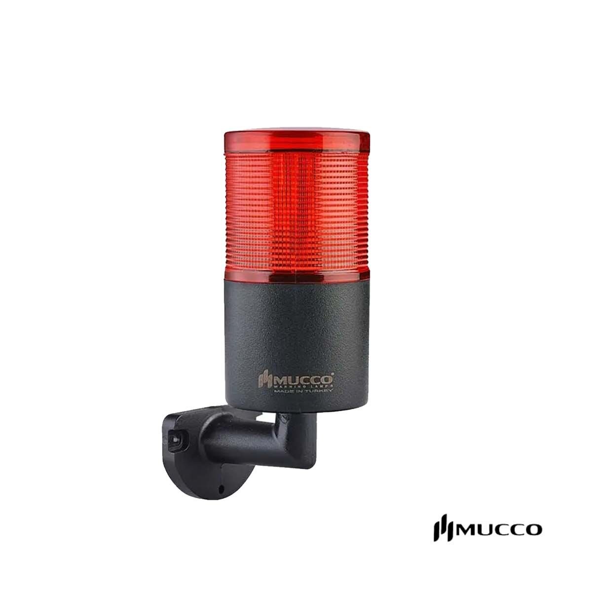 Mucco SNT-7012-FB1-1-L Kırmızı Duvara Montaj Işıklı Kolon Buzzerlı