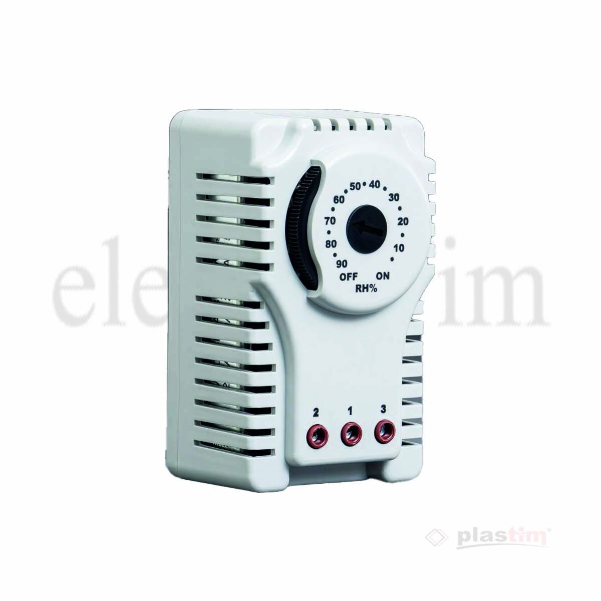 Plastim Mekanik Higrostat 10-90RH PHG02 | DIN Ray Tipi Nem Kontrol Cihazı | Elektrovim
