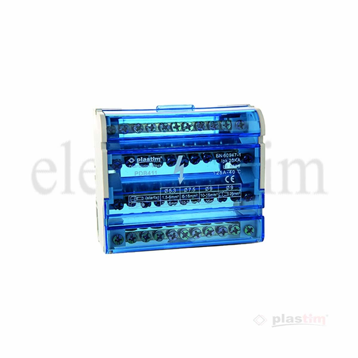 Plastim PDB411 Dağıtıcı Ünite 4x11 125A | Elektrovim
