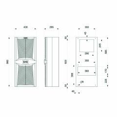 Plastim PAD 2550.01 Standart Pano Kliması 2550W