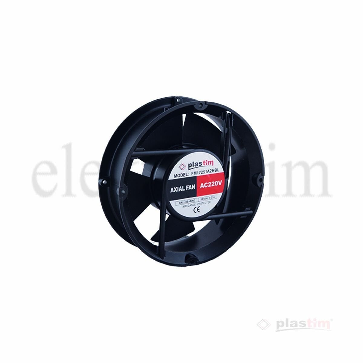 Plastim PF28080R110 Aksiyel Fan 280x280x80mm 110VAC Rulmanlı