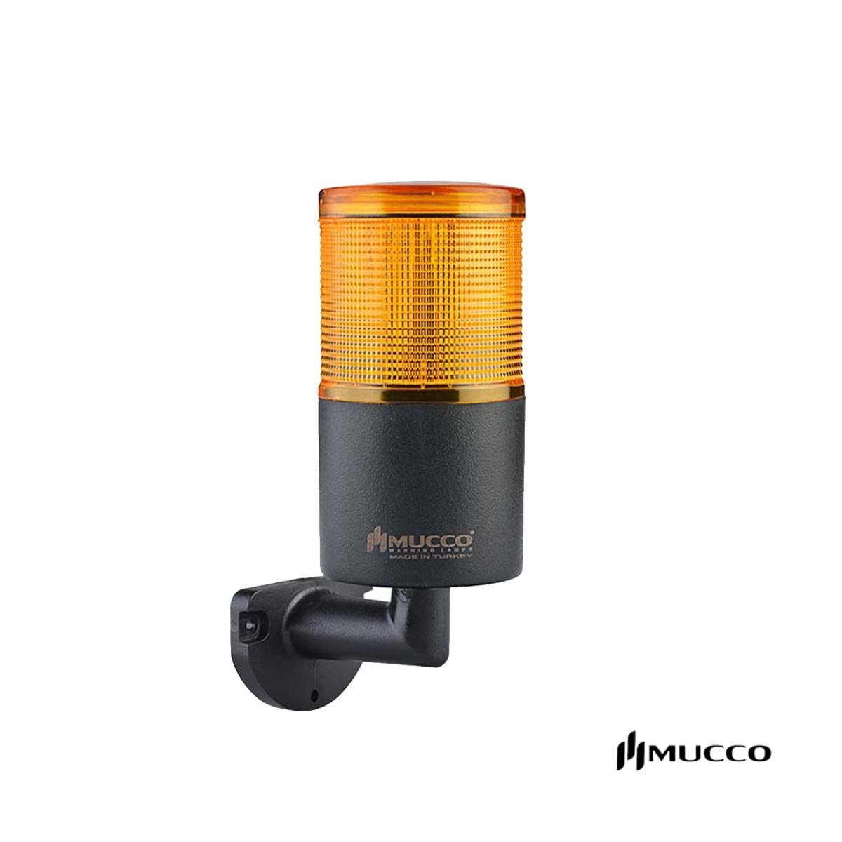 Mucco SNT-7012-SB1-3-L Sarı Duvara Montaj Işıklı Kolon Buzzerlı