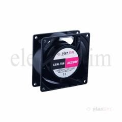 Plastim PF8025B12 Aksiyel Fan 80x80x25mm 12VDC Bilezikli