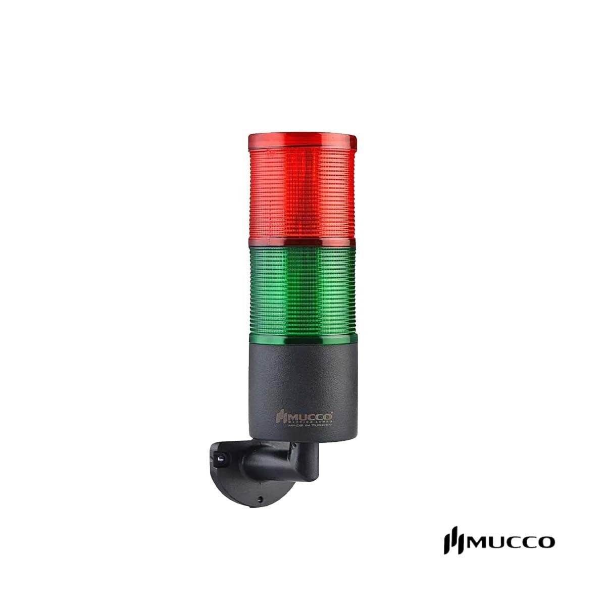 Mucco SNT-7012-SB2-L İki Katlı Duvara Montaj Işıklı Kolon Buzzerlı