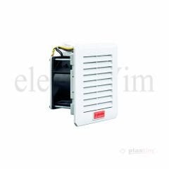 Plastim PTF1000T Filtreli Fan 110x110mm 30m³/h Klemens Bağlantılı | 230V AC | IP54 | Elektrovim