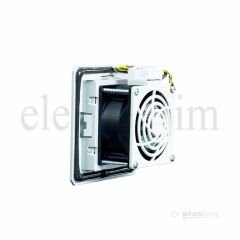 Plastim PTF1000T Filtreli Fan 110x110mm 30m³/h Klemens Bağlantılı | 230V AC | IP54 | Elektrovim