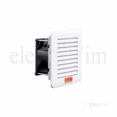 Plastim PTF1000-24 Filtreli Fan 110x110mm 30m³/h 24VDC | IP54 | Elektrovim