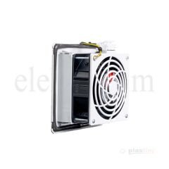 Plastim PTF1500T Filtreli Fan 160x160mm 100m³/h Klemens Bağlantılı | 230V AC | IP54 | Elektrovim