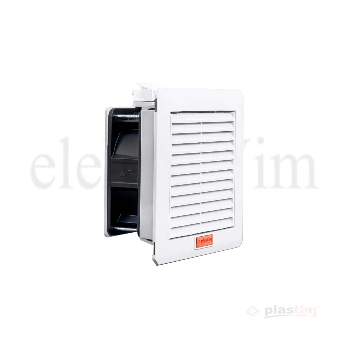 Plastim PTF1500T Filtreli Fan 160x160mm 100m³/h Klemens Bağlantılı | 230V AC | IP54 | Elektrovim