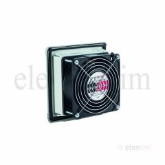 Plastim PTF1500 Filtreli Fan 160x160mm 100m³/h | 230V AC | IP54 | Elektrovim