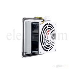 Plastim PTF1500-24 Filtreli Fan 160x160mm 100m³/h 24VDC | IP54 | Elektrovim