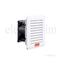 Plastim PTF1500-24 Filtreli Fan 160x160mm 100m³/h 24VDC | IP54 | Elektrovim