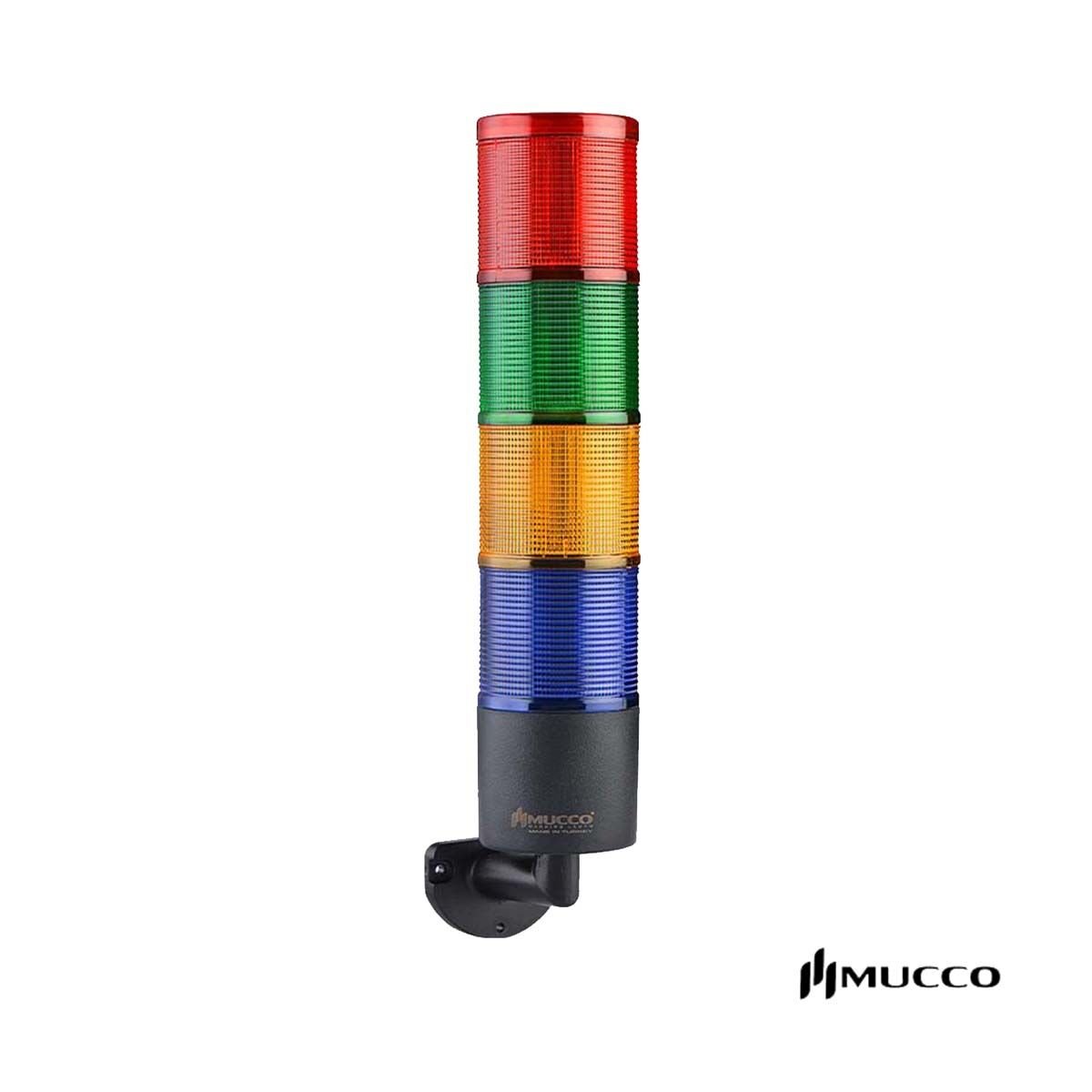 Mucco SNT-7013-C4-L Dört Katlı Duvara Montaj Işıklı Kolon