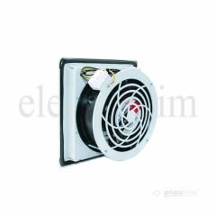 Plastim PTF3000 Filtreli Fan 210x210mm 175m³/h | 230V AC | IP54 | Elektrovim