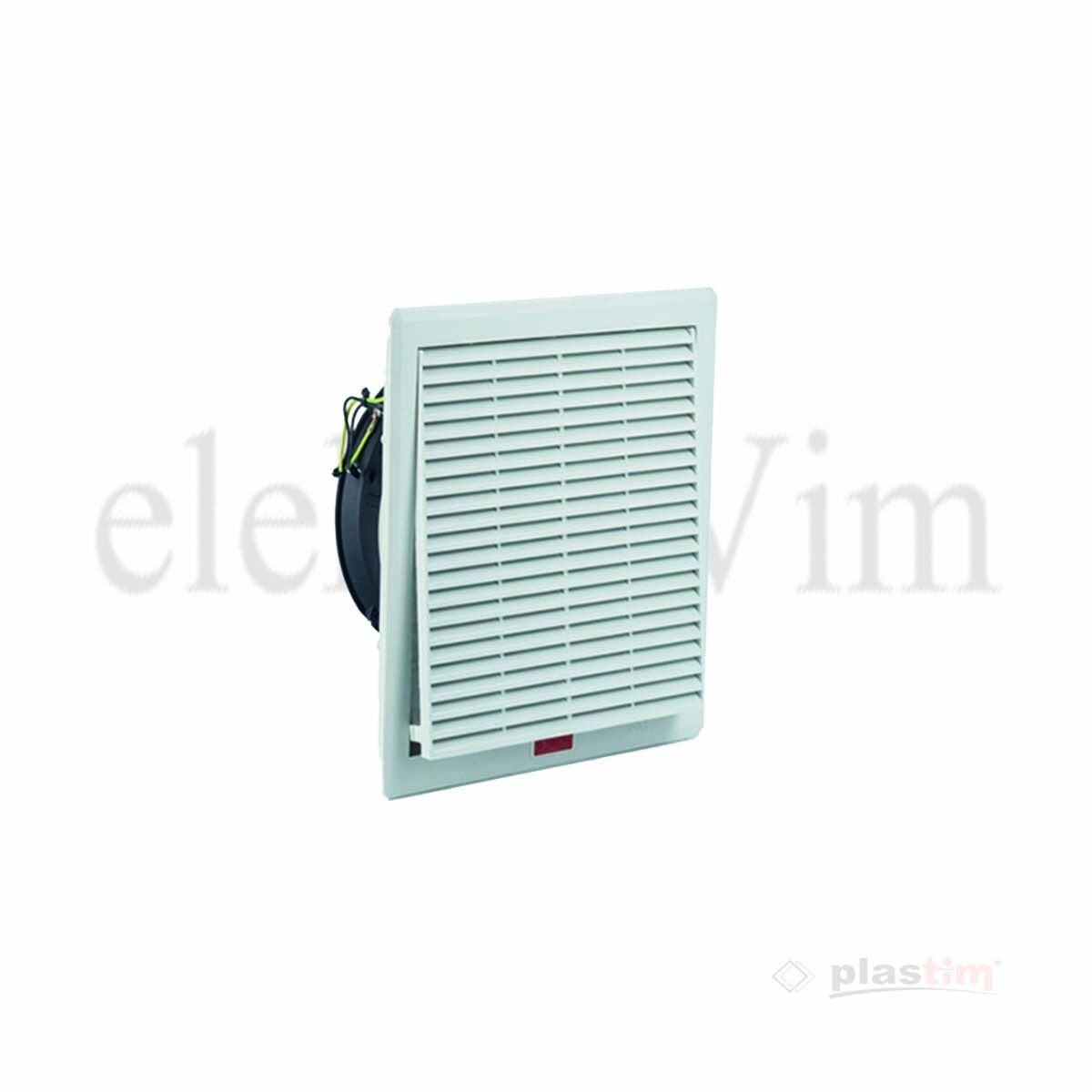 Plastim PTF3500-24 Filtreli Fan 260x260mm 240m³/h 24VDC | IP54 | Elektrovim
