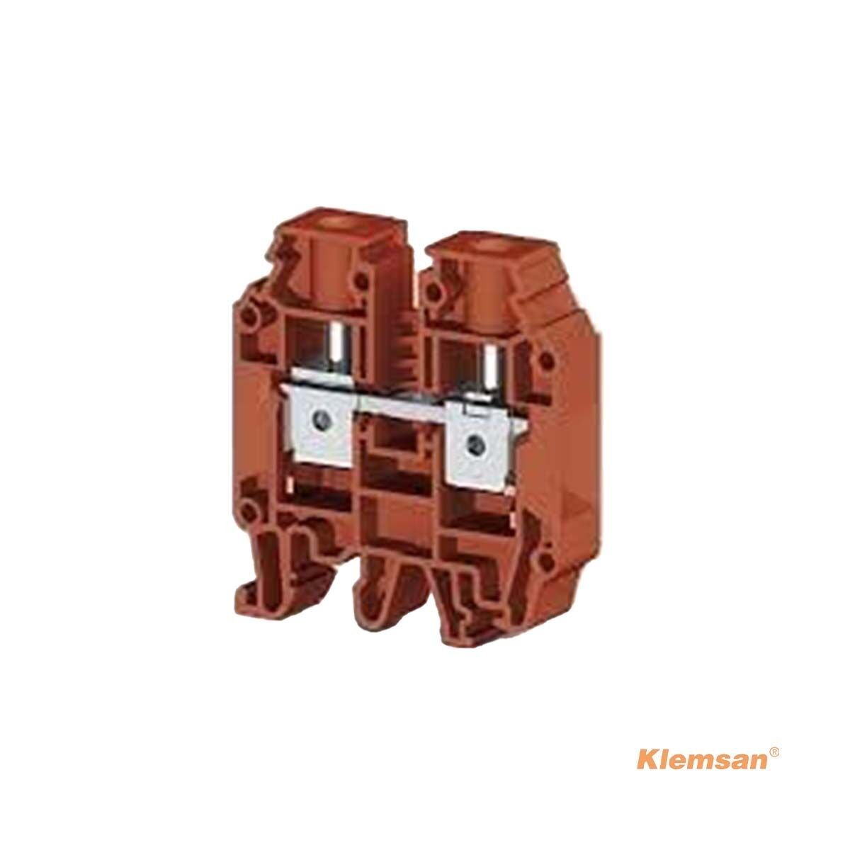 Klemsan 304244 AVK 16 RD Kırmızı 16mm² Vidalı Geçiş Klemensi